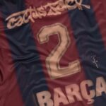 Barcelona Travis Scott X Retro 2000-01 Jersey - Image 3