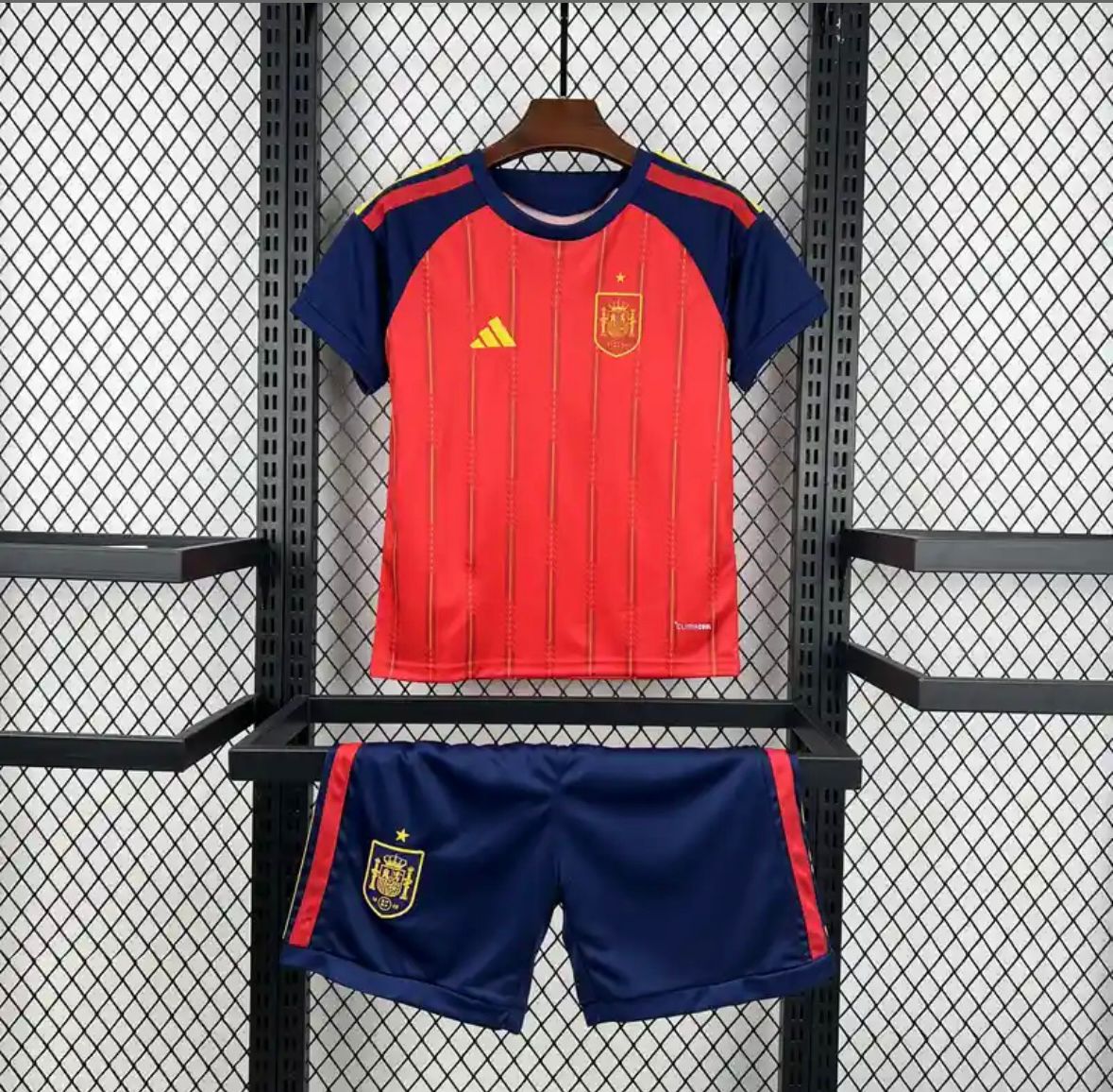 WhatsApp Image 2026-06-02 at 2.08.12 PM Spain Home 2026 World Cup Kids Jersey - Image 1