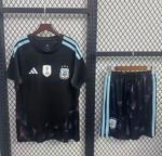 Argentina Black 2026 Worldcup Kids Jersey