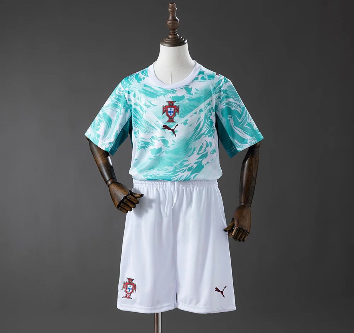 WhatsApp Image 2026-06-02 at 2.08.22 PM Portugal Away 2026 Worldcup Kids Jersey - Image 1