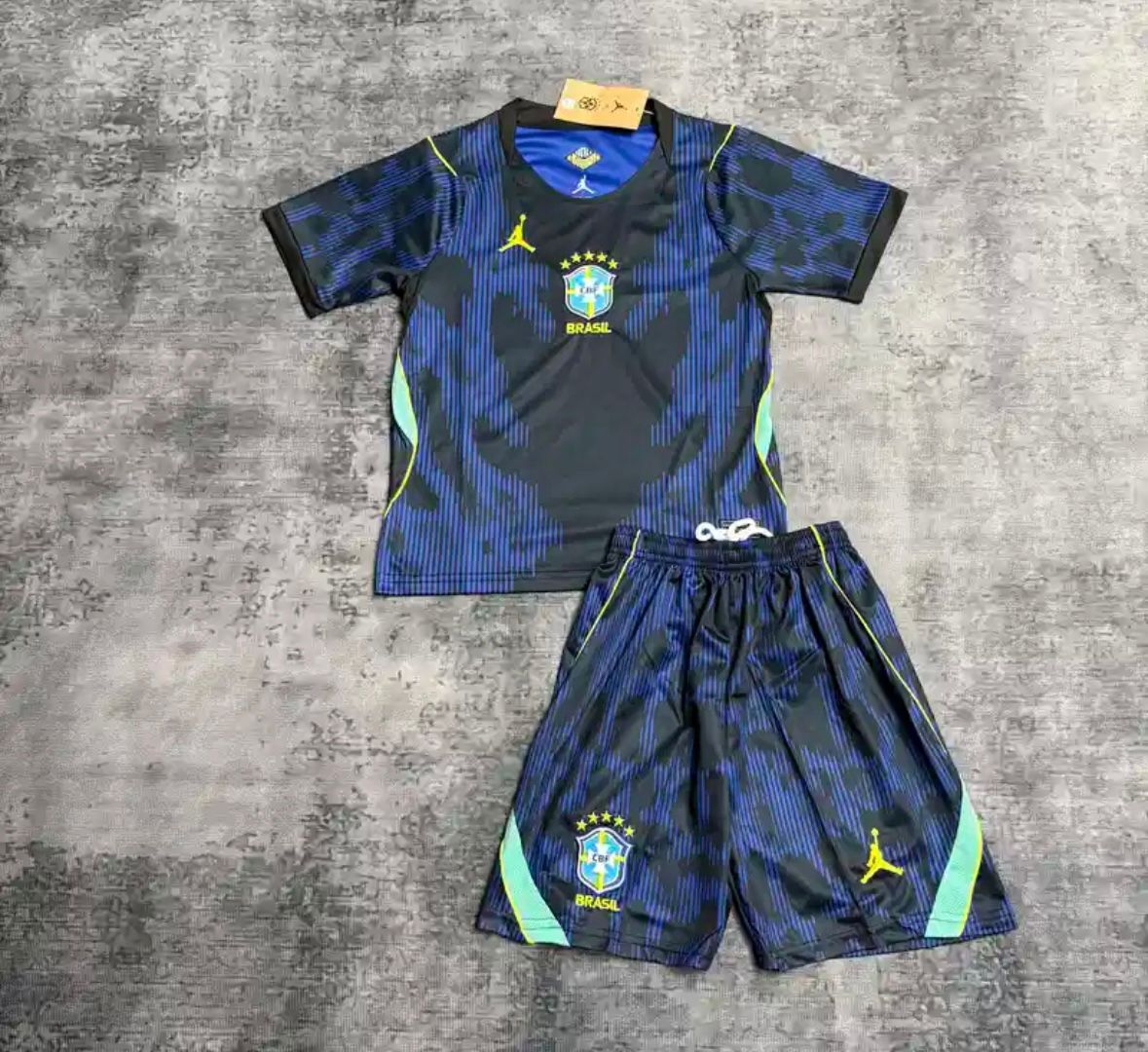 WhatsApp Image 2026-06-02 at 2.08.28 PM Brazil Away 2026 World Cup Kids Jersey - Image 1