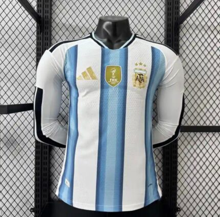 Argentina Home 2026 Worldcup Full Sleeves Player Version Jersey